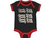 Cheap Trick Baby Boys Logo Bodysuit 0 3 Months Black