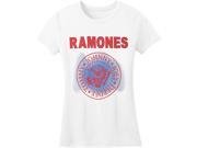 Ramones Seal Girls Jr Soft tee Large White