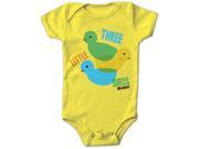 Bob Marley Baby Boys 3 Lil Birds Color Theory Bodysuit 6 12 Months Yellow