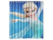 3D Cartoon Frozen Beauty Elsa Pose Custom Shower Curtain Amazing Decorate your bathroom 66 X72