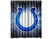 Indianapolis Colts 02 Pattern Polyester Fabric Shower Curtain 60 By 72