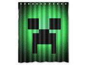 Hot Game Minecraft 08 Pattern Polyester Fabric Shower Curtain 60 By 72