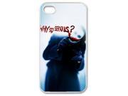 Why So Serious Joker Batman Printed for IPhone 4 4s Case Cover 01