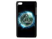 Harry Potter Deathly Hallows Printed for IPod Touch 4 4G 4th Case Cover 01