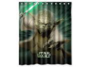 Star Wars R2 D2 Han Solo Yoda Darth Vader Pattern Polyester Fabric Shower Curtain 60 By 72