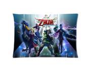 Hot Game The Legend of Zelda Ideas Background Two Sides Printed for 20 X 30 Zippered Throw Pillow Case Cover Hel 051301 004