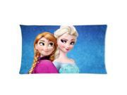 3D Cartoon Film Frozen Background Two Sides Printed for 20 X 36 Zippered Throw Pillow Case Cover Hel 042301 002