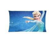 3D Cartoon Film Frozen Background Two Sides Printed for 20 X 36 Zippered Throw Pillow Case Cover Hel 042301 008