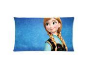 3D Cartoon Film Frozen Background Two Sides Printed for 20 X 36 Zippered Throw Pillow Case Cover Hel 042301 019