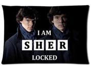 I am Sherlock Two Sides Printed for 20 X 30 Zippered Pillow Case Cover