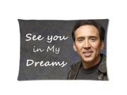 See you in my dream Nicolas Cage Pillowcase