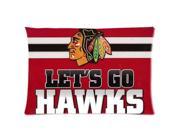 Chicago Blackhawks theme Pillowcase