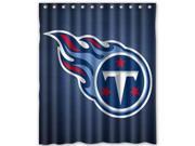 Tennessee Titans 01 Pattern Polyester Fabric Shower Curtain 60 By 72