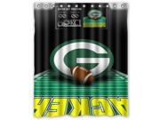 Green Bay Packers 04 Pattern Polyester Fabric Shower Curtain 60 By 72