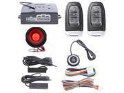 Quality universal PKE car alarm system with remote lock unlock push button start PKE on off by remote control auto start