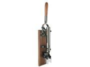 BOJ Wall mounted Corkscrew Black Nickeled Wood Backing