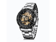 Fashion Multi Color Luxury Men s Stainless Steel Automatic Skeleton Mechanical Wristwatch With High Quality Japanese Seiko Automatic Movement