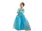 Frozen Elsa Princess Character Costume Dress Shawl Christening Birthday Party Cosplay for Kids