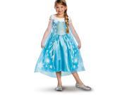Girls Frozen Elsa Princess Character Costume Summer Party Dress Cosplay