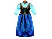 Kids Girls Frozen Anna Cosplay Princess Dress Character Costume Birthday Party Outfit