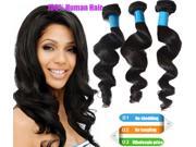 Natrual Black Malaysian human hair weave unprocessed virgin hair loose weft hair products 3pcs lot