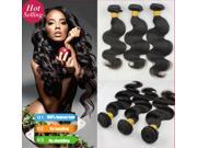 Hot sale 5A Indian virgin hair body wave Rosa hair products indian human hair Black 3PCS lot