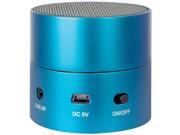 ISOUND ISOUND 1685 Fire Mini Wired Rechargeable Portable Speaker Blue
