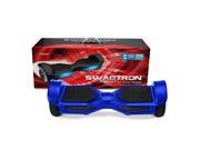 SWAGTRON T3 Premium Hoverboard – Built In Bluetooth Speaker Lights Personalize Experience via Android IOS App Blue