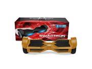 SWAGTRON T3 Premium Hoverboard – Built In Bluetooth Speaker Lights Personalize Experience via Android IOS App Gold