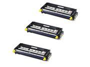 OWS® Compatible Laser Toner Cartridge for 3 Pack Dell 3115 Yellow Compatible Toner Cartridge Dell 3110 3115cn 3115
