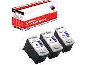 OWS® 3 Pack Compatible Ink Cartridge Unit for PG 31 Color 2 x PG 30 Black Compatible Inkjet For Canon Pixma MP210Pixma MP140Pixma MP190Pixma MP220Pixma MP470P