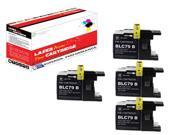 OWS® Compatible 4PK Ink Cartridge for Brother LC79 BK Compatible Ink For Brother MFCAN J6510DW MFCAN J6710DW MFCAN J6910DW