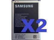 2x OEM Samsung Galaxy Note II 2 Battery EB595675LZ SCH i605 SGH i317 SGH T889