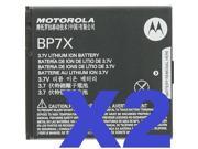 2x MOTOROLA BP7X OEM Cellphone Battery for XT603 XT610 A955 i1X MB612