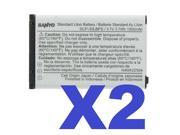 2 FOR 1 SANYO OEM SCP 35LBPS Cellphone Battery for Mirro