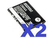 2x NEW OEM MOTOROLA OM4A Battery WX180 WX288 WX390 WX395 EX211 WX260 SNN1218K