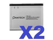 2x OEM Pantech PBR 55J Standard Battery for Link II 2 P5000 Swift P6020