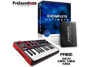 Native Instrument Komplete 10 Ultimate FREE Akai Professional MPK MINI MKII 25 Key