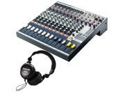 Soundcraft EFX8 8 Channel Mixer with 24 bit Lexicon Digital Effects. With Free Tascam TH02.