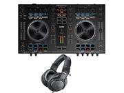 Denon DJ MC4000 2 Ch 2 Deck Serato DJ Controller New. W ATH20X