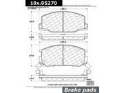 Centric Brake Pad 103.05270 Centric Brake Pad 103.05270