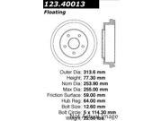 Centric Brake Drum 123.40013 Centric Brake Drum 123.40013