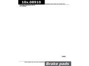 Centric Parts 102.08910 102 Series Semi Metallic Standard Brake Pad