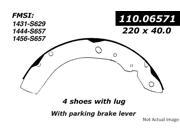 Centric Drum Brake Shoe 110.06571