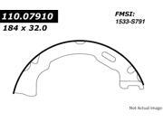 Centric Parking Brake Shoe 110.07910 Centric Parking Brake Shoe 110.07910