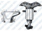 Exhaust Manifold with Integrated Catalytic Converter Front fits 01 05 Civic 1.7L