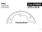 Centric Parking Brake Shoe 110.07830 Centric Parking Brake Shoe 110.07830