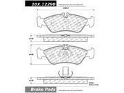 Centric Parts 102.12290 102 Series Semi Metallic Standard Brake Pad