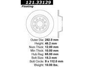 Centric Brake Rotor 121.33129 Centric Brake Rotor 121.33129