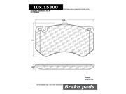Centric Brake Pad 100.15300 Centric Brake Pad 100.15300
